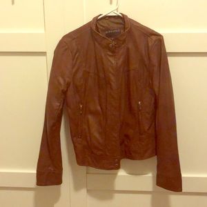 Bernardo brown leather jacket